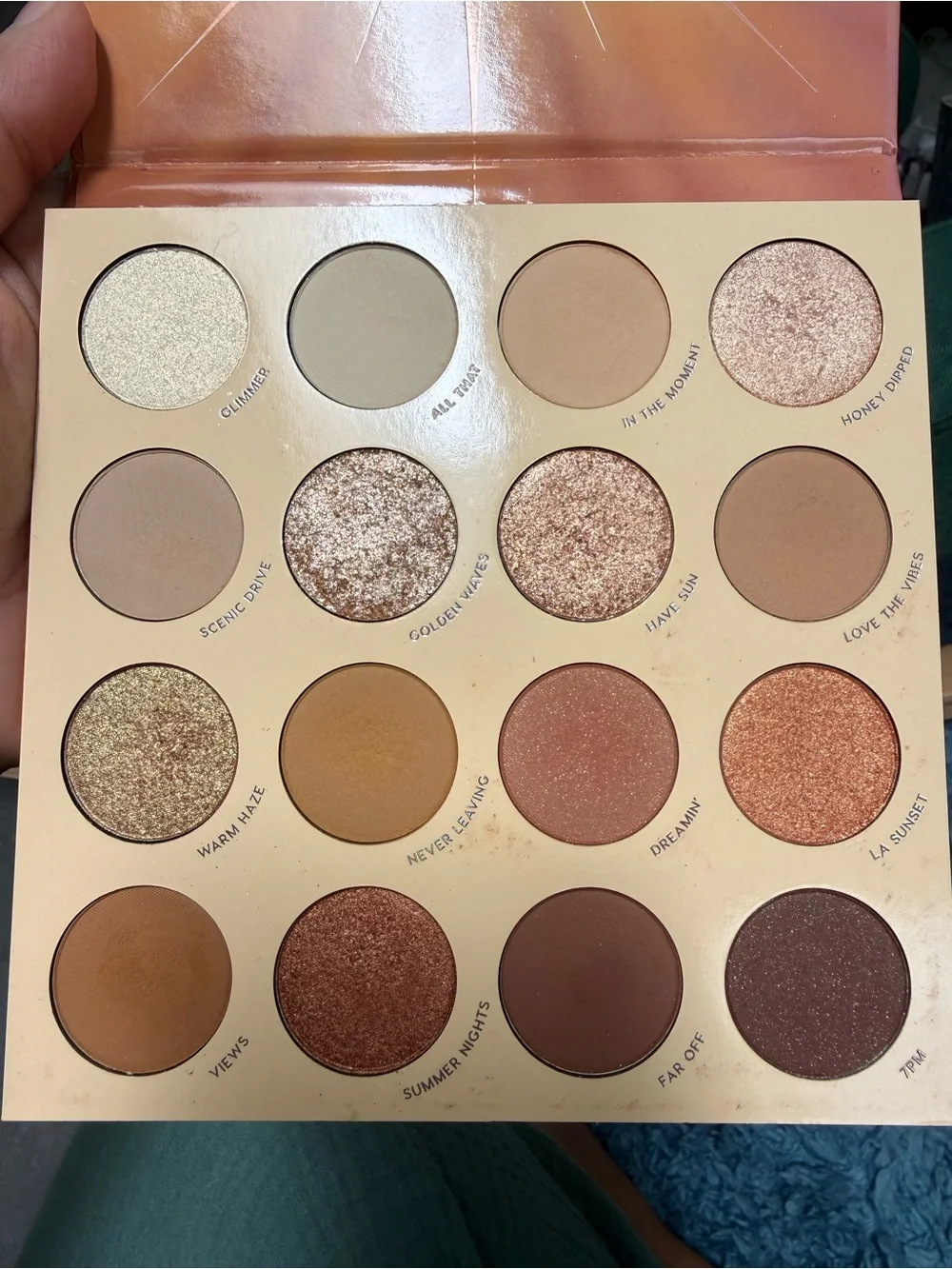 ColourPop Golden Hour Eyeshadow Palette — Golds, Browns & Bronze